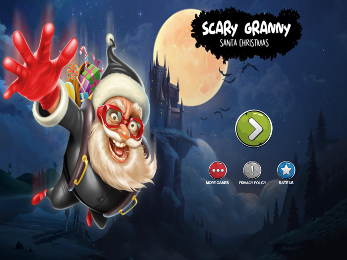 Scary Granny Santa Christmas