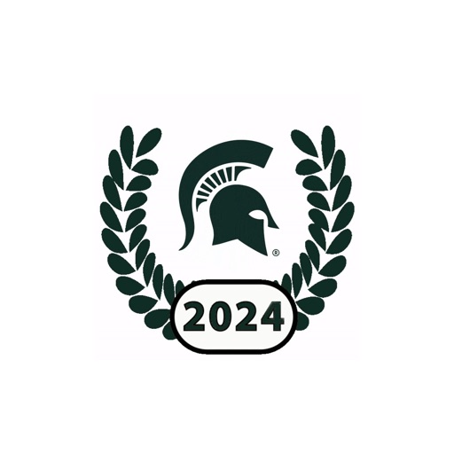 MSU Class of 2024 Stickers by 2ThumbZ Entertainment