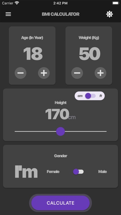 BMI -Calculate Body Mass Index