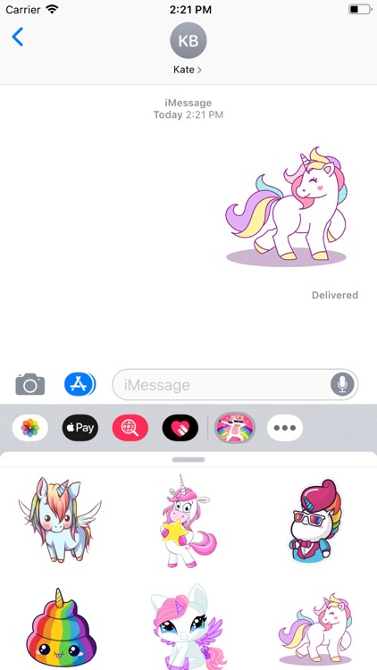 Horse Unicorn Stickers Pack screenshot-4