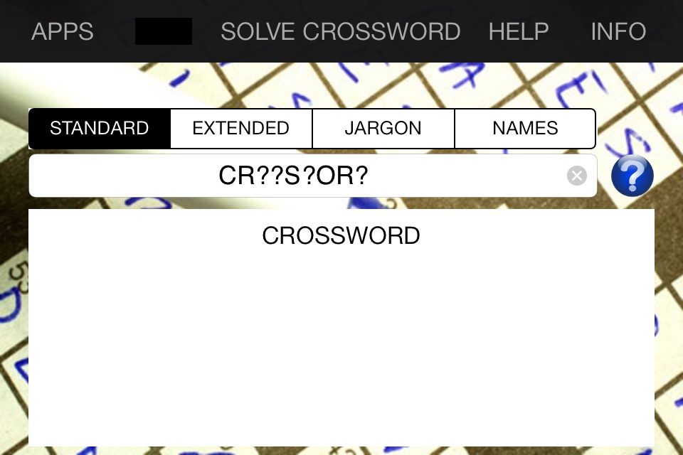 Crossword Solver Gold screenshot 2