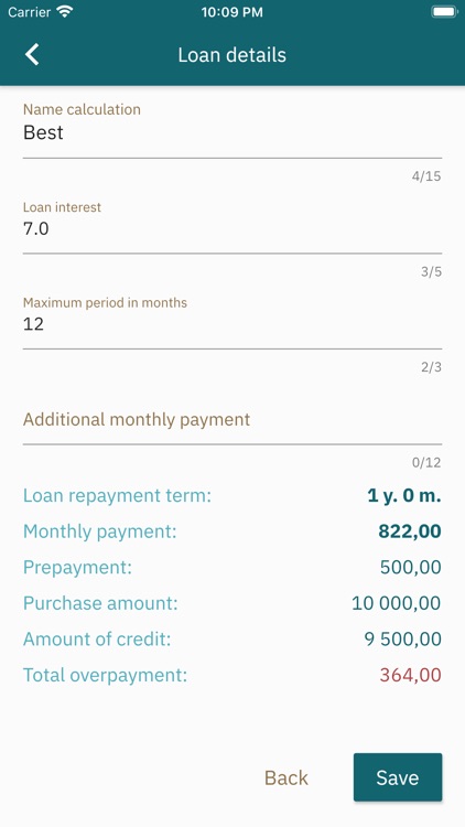 Loan Payment - Just Calculate screenshot-3