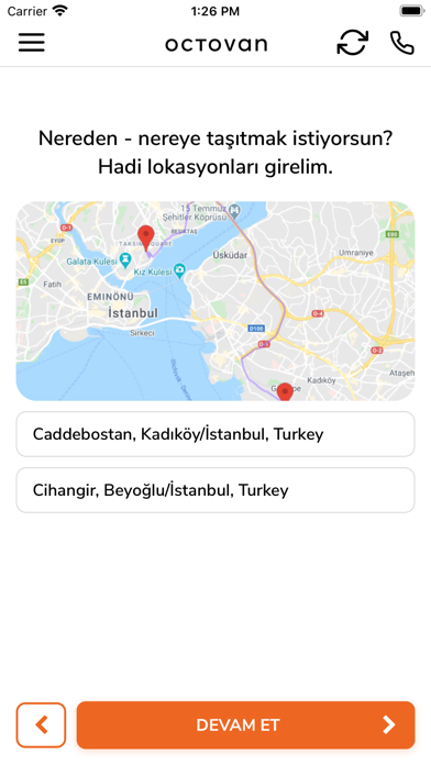 How to cancel & delete Octovan - Nakliyeci Çağır from iphone & ipad 4