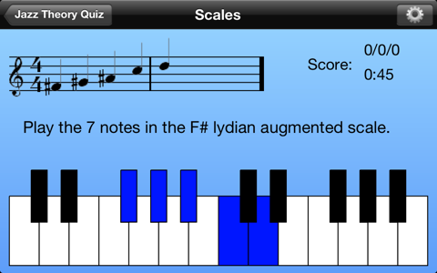 Jazz Theory Quiz - náhled