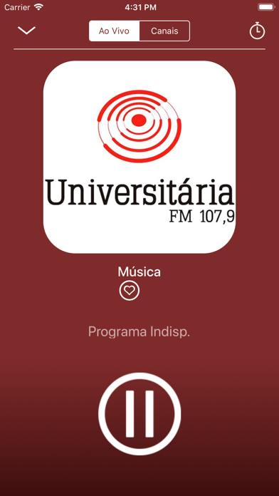 Rádio Universitária FM 107,9 screenshot 2