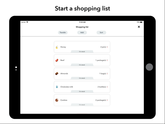 NoWaste - Food Inventory List screenshot