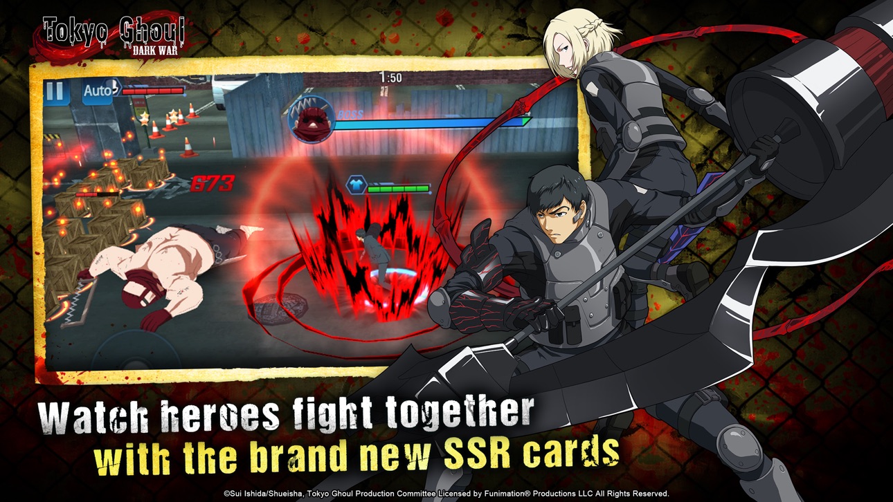 Tokyo Ghoul: Dark War - Free Hack screenshot 6 - iOS game interface