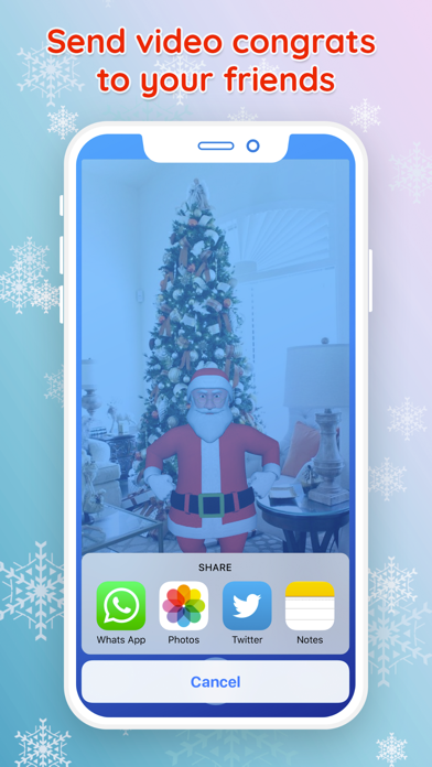 Santa сhristmas video message screenshot 4