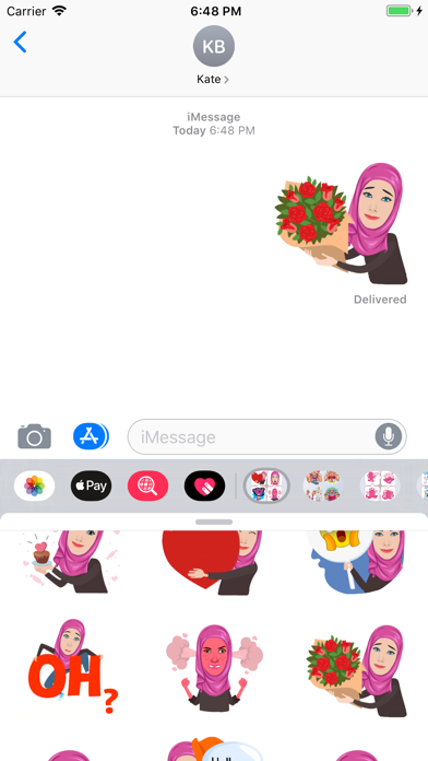 Muslimah Stickers screenshot 2