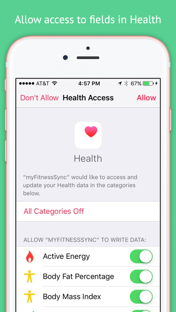 fitbit ios health sync