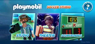 Imágen 1 PLAYMOBIL Plató de fútbol iphone