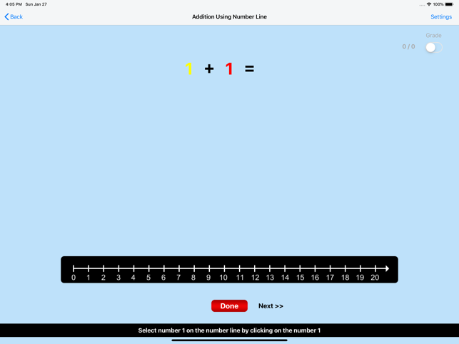 Addition Using Number Line(圖3)-速報App