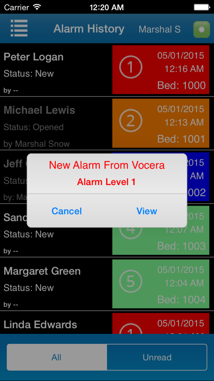 Vocera Alarm Management