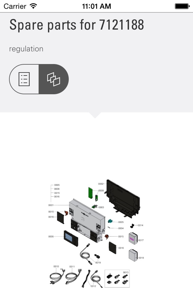 Viessmann Spare Part App screenshot 3