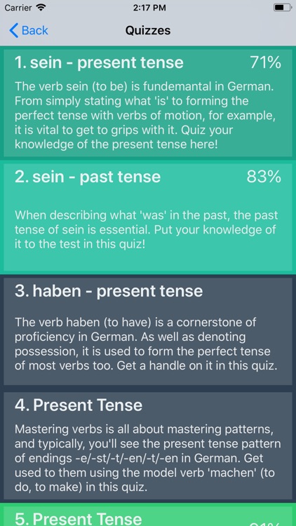 German Verb Blitz screenshot-8