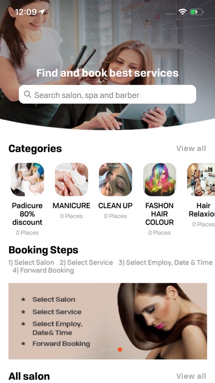 Mobile Salon App