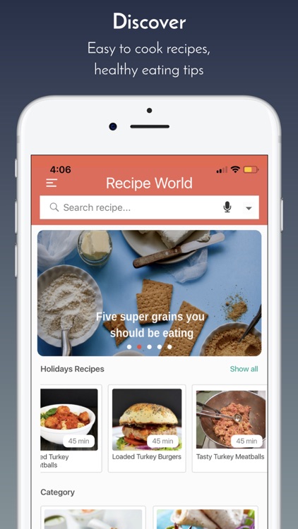 Recipe World - Healthy Recipes screenshot-0
