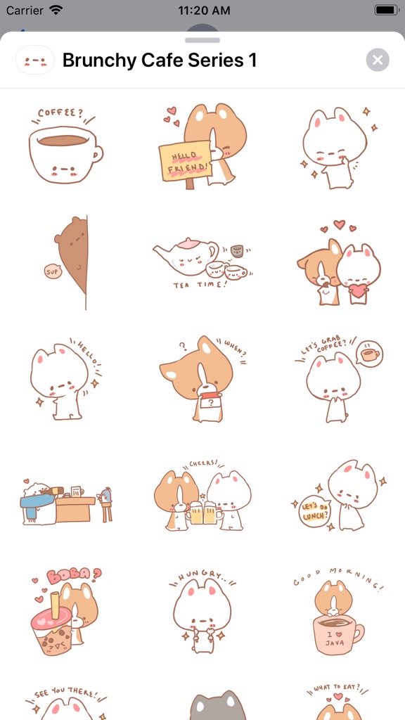 【图】Brunchy Cafe Stickers 1(截图1)