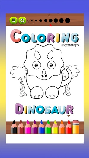 Toddler Dinosaur Coloring Game(圖3)-速報App