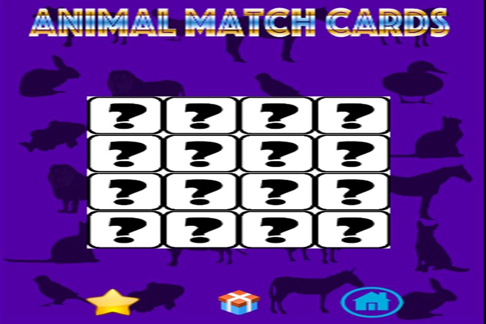 Ninu's Animal Match Card Game screenshot 4