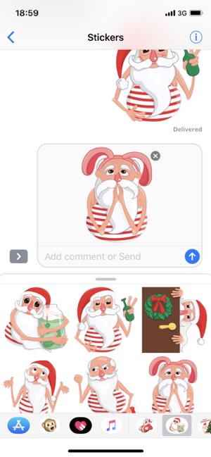 Christmas Santa Xmas Stickers(圖1)-速報App