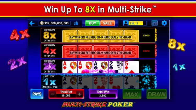 Multi-Strike Video Poker screenshot-3