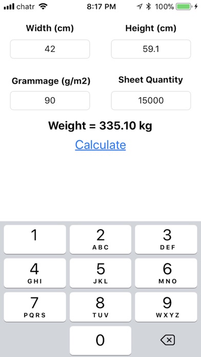 How to cancel & delete Metric Paper Weight from iphone & ipad 1