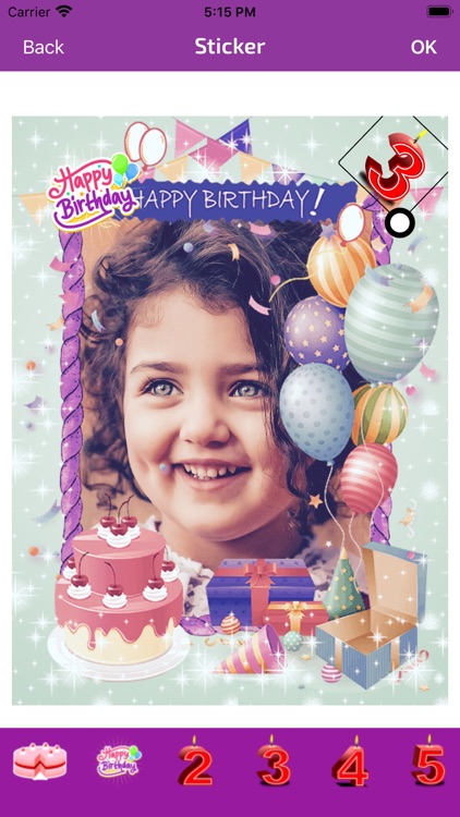 Birthday Photo Frames - Editor screenshot-3