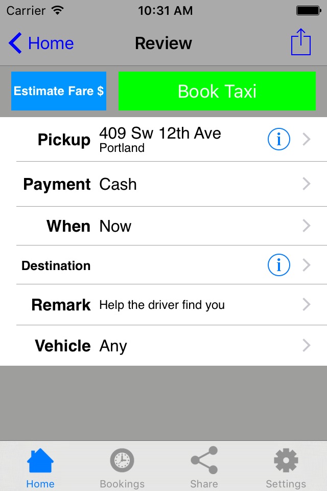 Broadway Cab screenshot 3