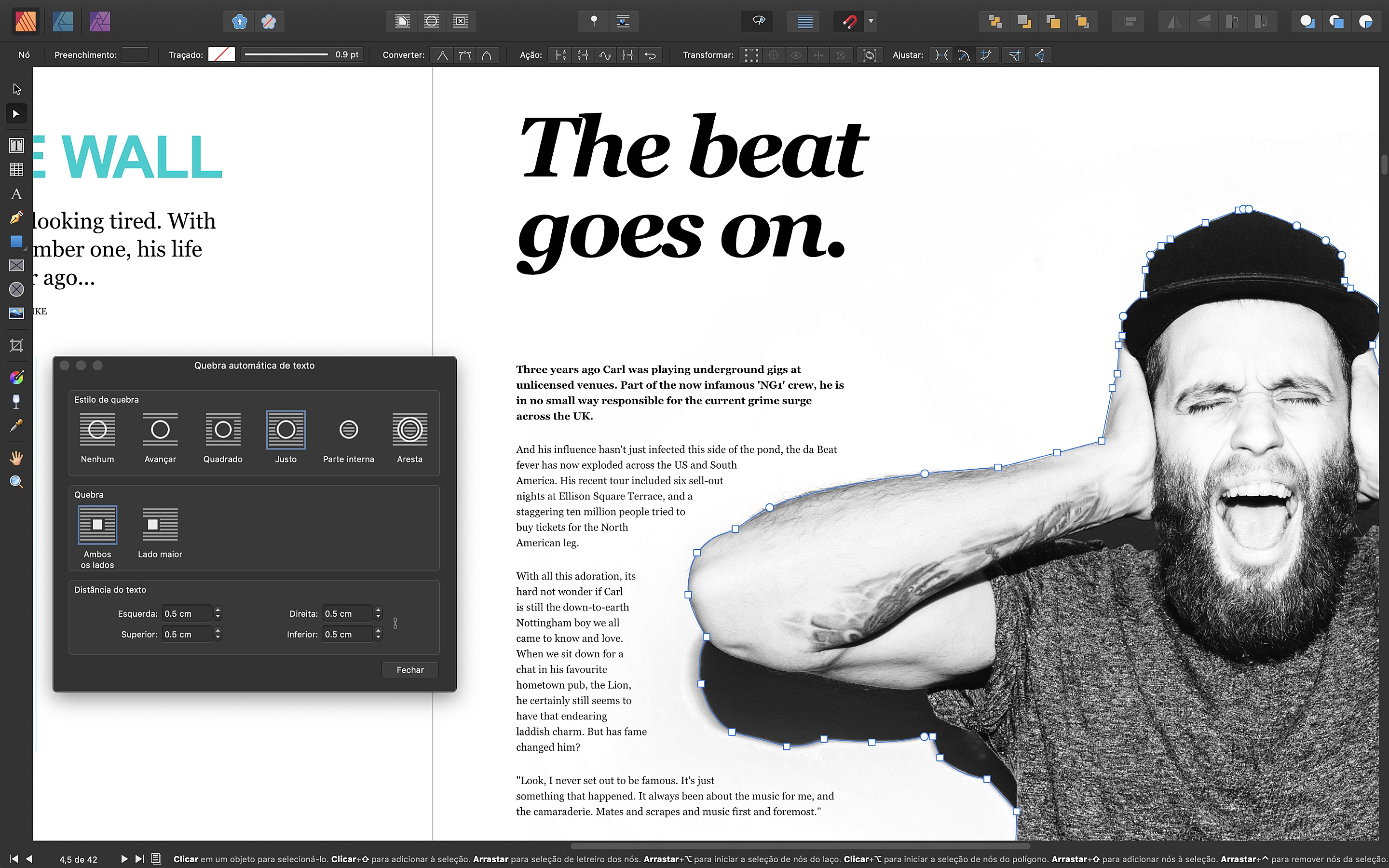 Screenshot do app Affinity Publisher
