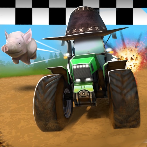 A Crazy Racing Heroes Free: Fun Tractor Driving Derby 3D Icon