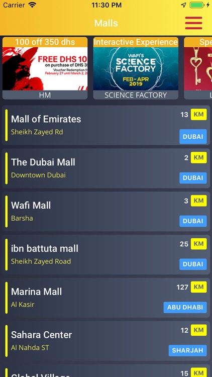 Malls in Dubai UAE