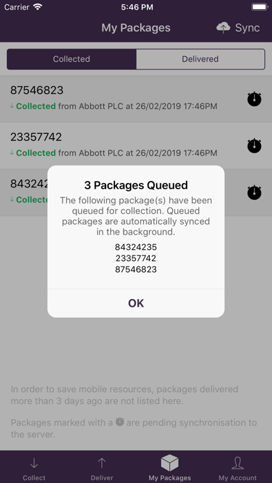 1NE Package Tracker screenshot 4