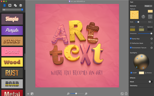 ‎Art Text 4: Logos & Titles Screenshot