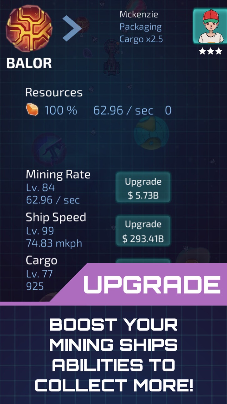 Idle Planet Miner Hack screenshot 6 - iOS game interface