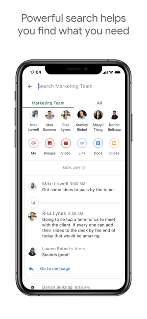 google chat on the app store
