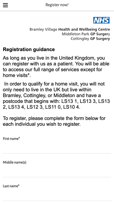 Bramley Health screenshot 2