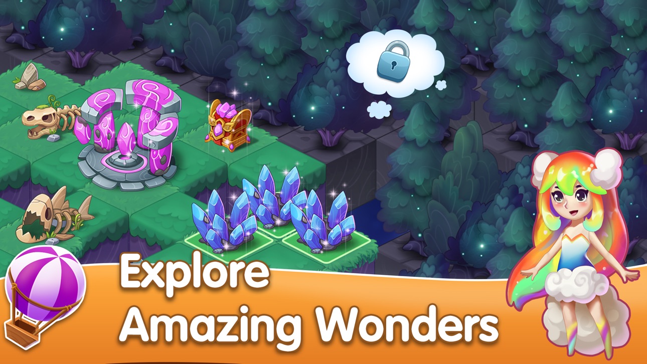Merge Wonders Hack screenshot 3 - iOS game interface