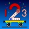 The application is designed for kids to learn the numbers, numerical  order, and to learn to count