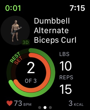 apple workout app weight lifting