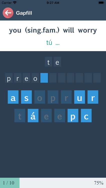 Spanish Verb Blitz screenshot-7