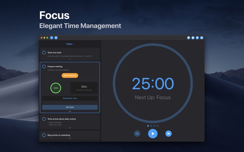 Time management mac app free