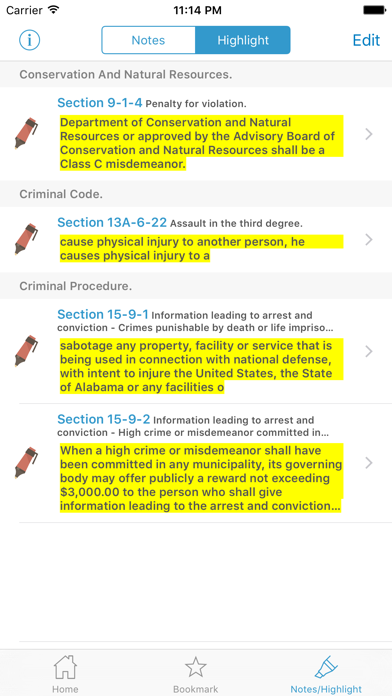 How to cancel & delete TX Penal Code, Titles & Laws from iphone & ipad 4