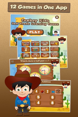 Cowboy Kid Games for 2nd Grade - náhled