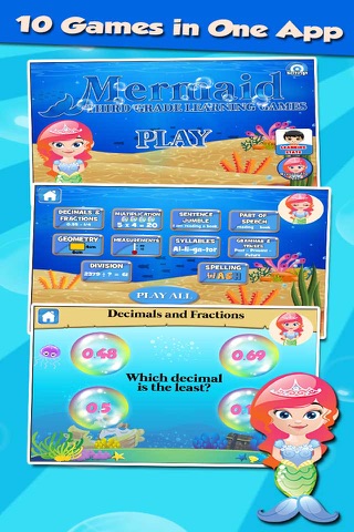 Mermaid Princess Grade 3 Games - náhled