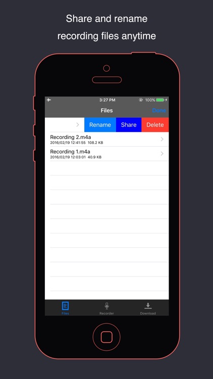 VoiceHD - voice recorder screenshot-3