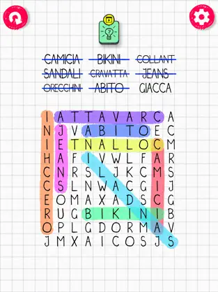 Screenshot 1 Sopa de Letras en Español! iphone