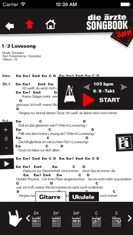 Game screenshot die ärzte Songbook apk