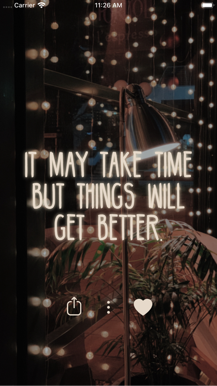 Motivation - Daily quotes Modded screenshot 4 - iOS app interface