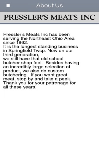 Pressler's Meats Inc screenshot 2